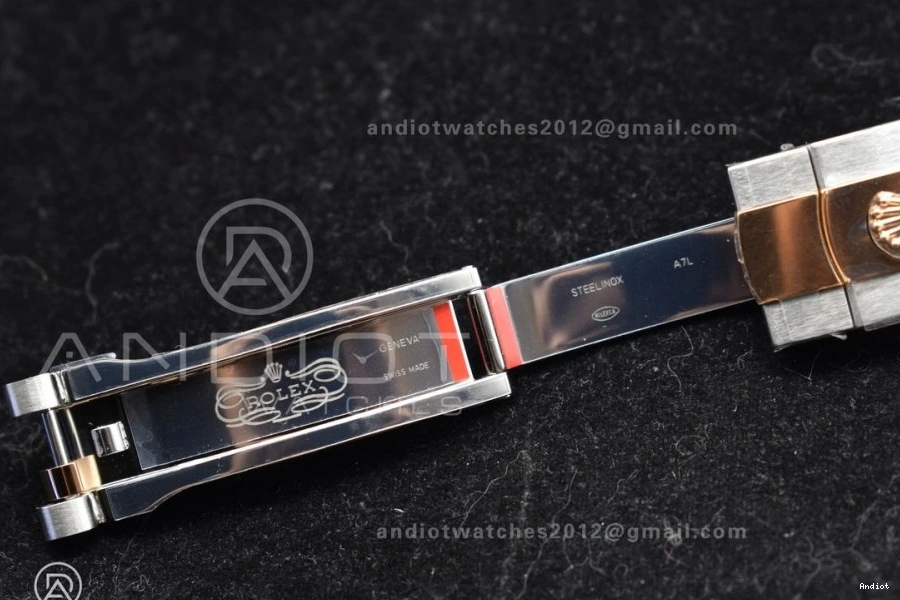 1:1 Best 904L SS Dial Stick Bracelet VR3235 on Steel Clean Edition Brown 41 DateJust RG 126333 Jubilee 0409